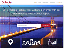Tablet Screenshot of goranker.com